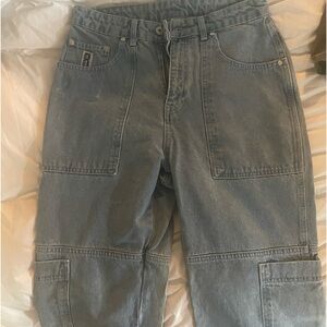 Ragged priest cargo style jeans